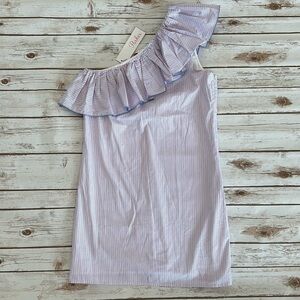 BRAND NEW Parker one shoulder dress, size small